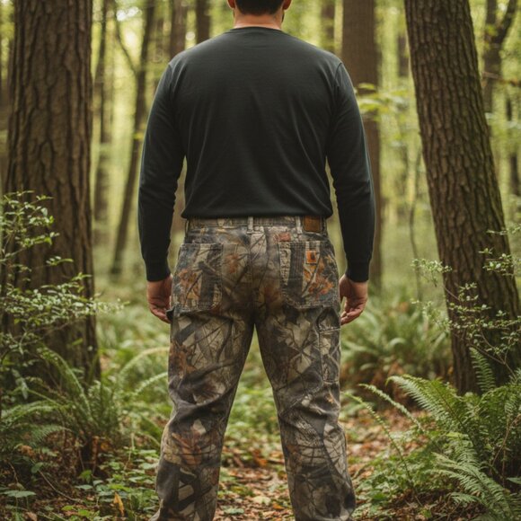 Vintage Carhartt B158 Realtree Camo Pants 38x30 | Union Made USA Dungaree Fit - Picture 2 of 9